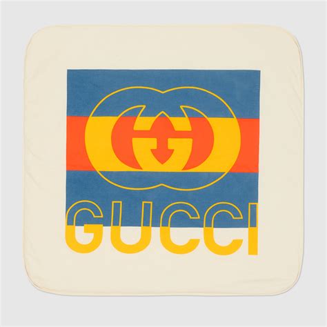 gucci cotton baby blanket|farfetch gucci kids blanket.